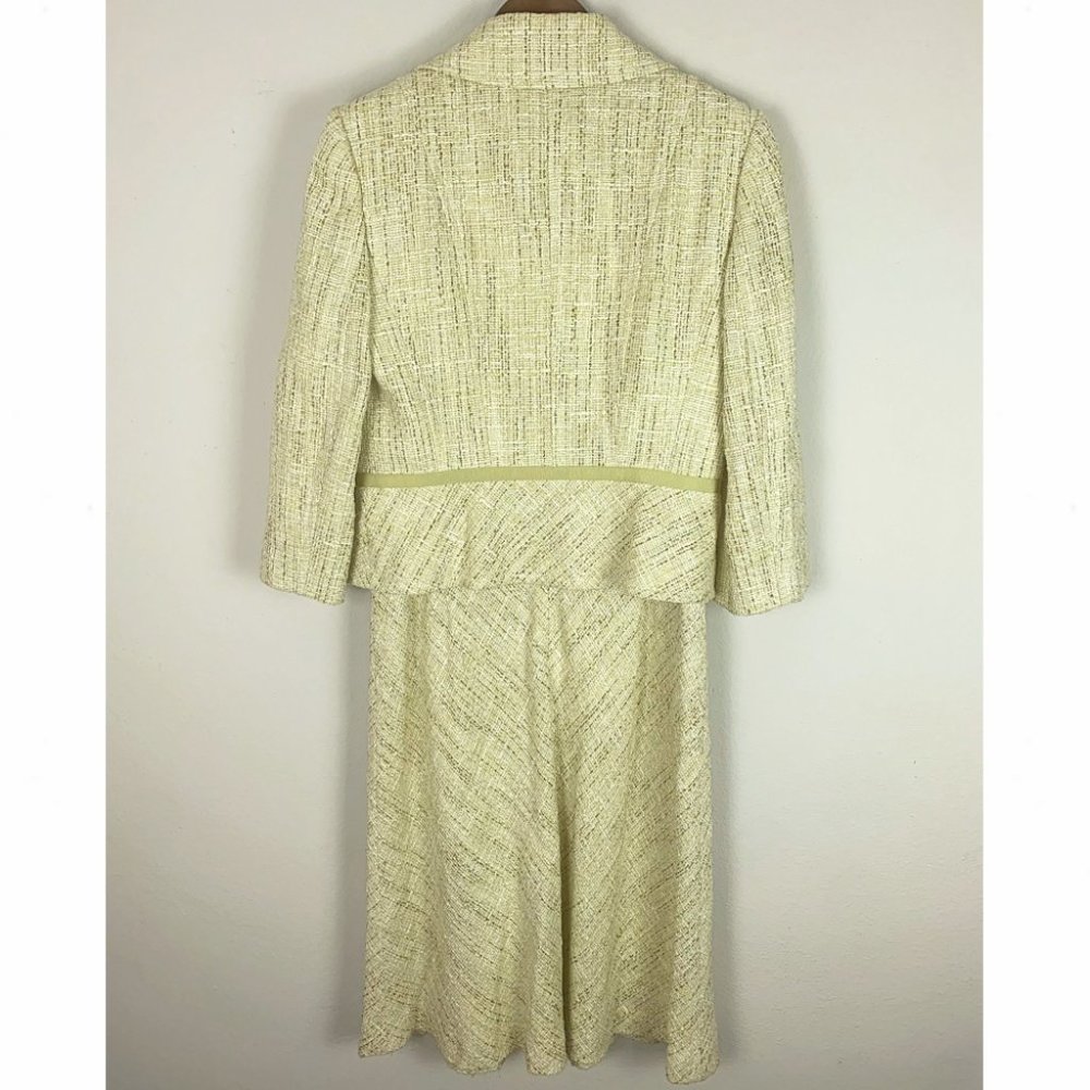 Ann Taylor Boucle Tweed A-Line Midi Shift Dress - Picture 7 of 9